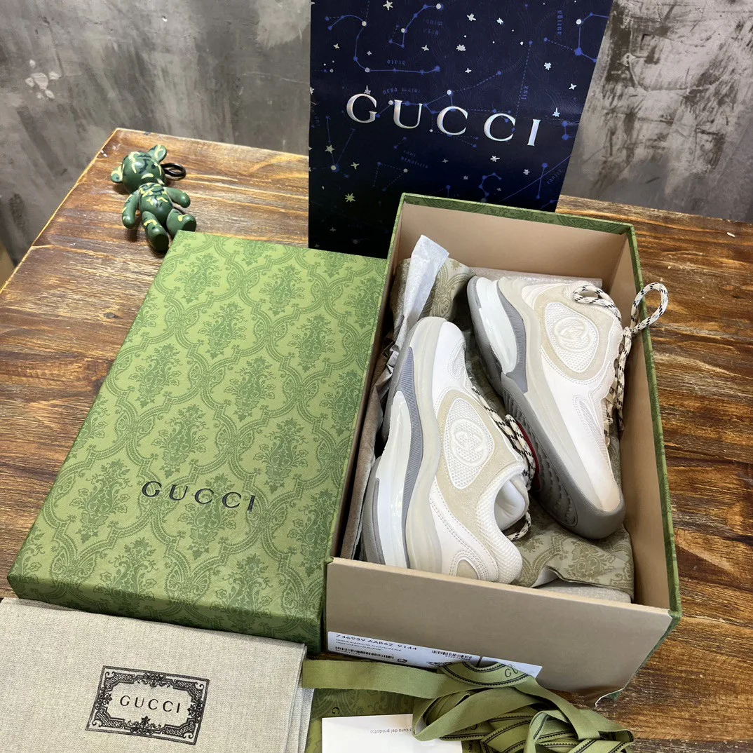 Gucci Run Sneaker White - Image 3