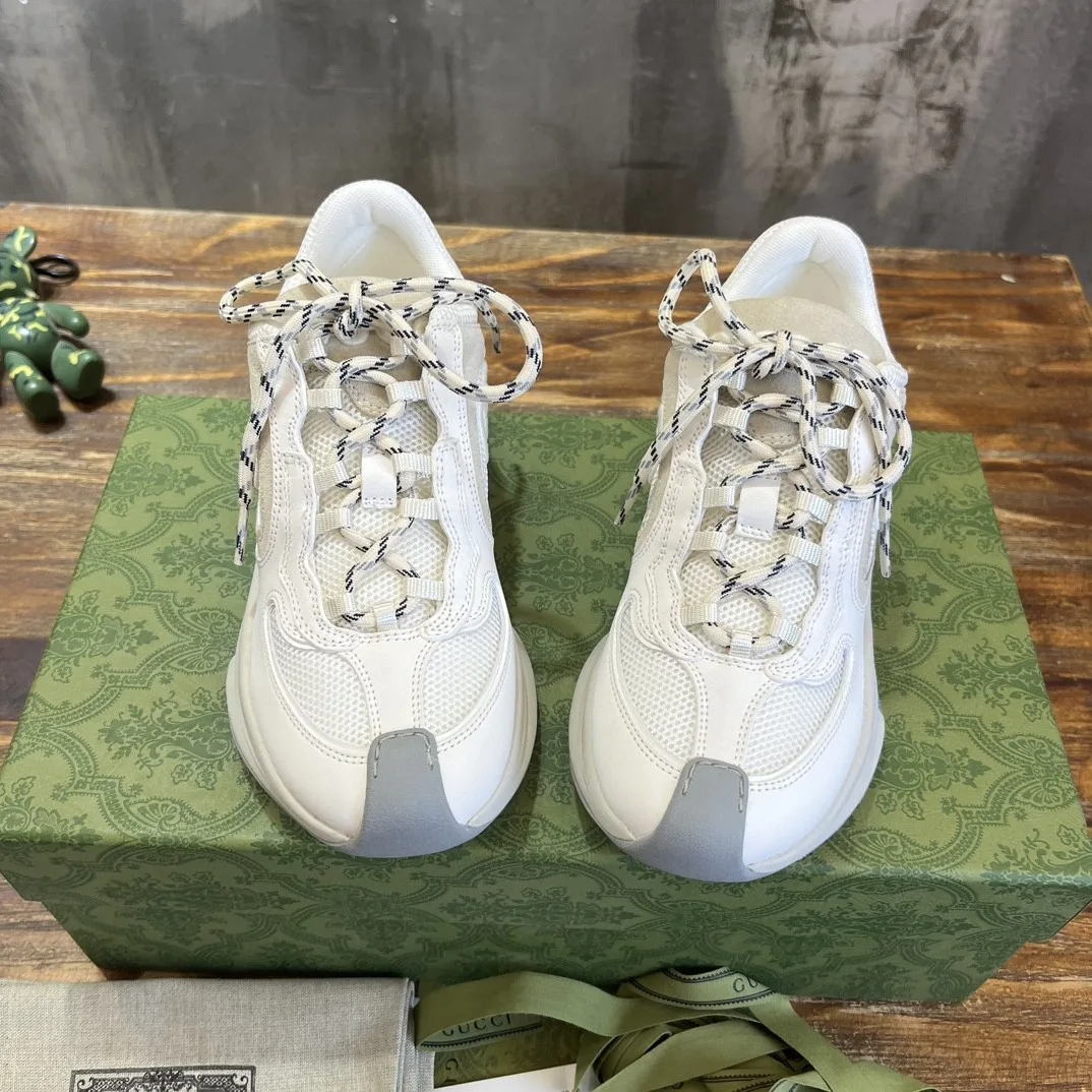 Gucci Run Sneaker White - Image 4