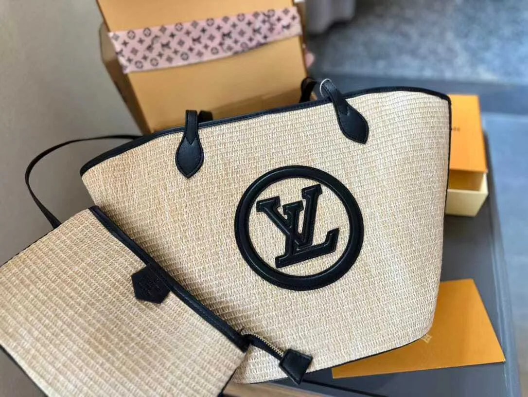 Louis Vuitton Saint Jacques Raffia Beige - Image 5