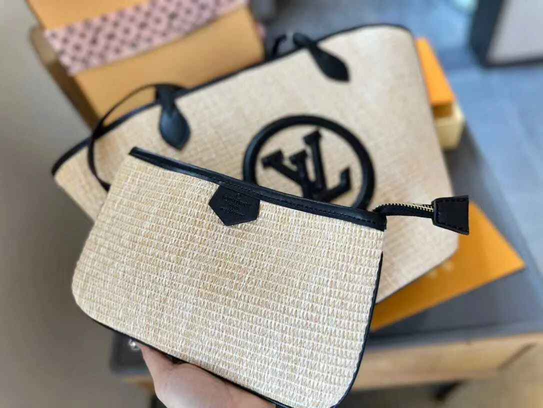 Alternative view of Louis Vuitton Saint Jacques Raffia Beige