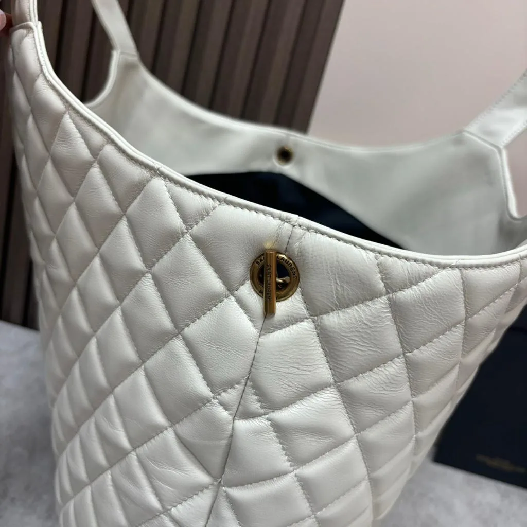 Icare Maxi Shopping Bag White / YSL - Image 3