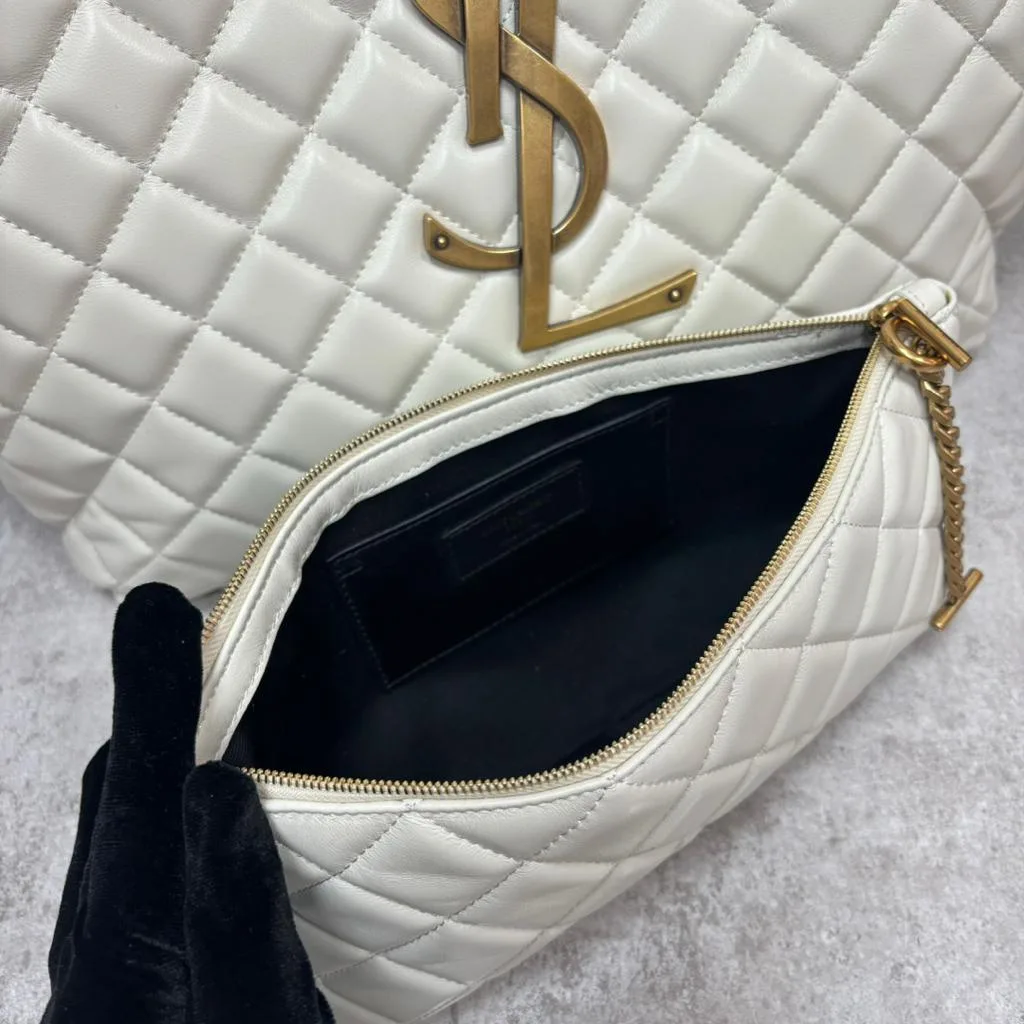 Icare Maxi Shopping Bag White / YSL - Image 4