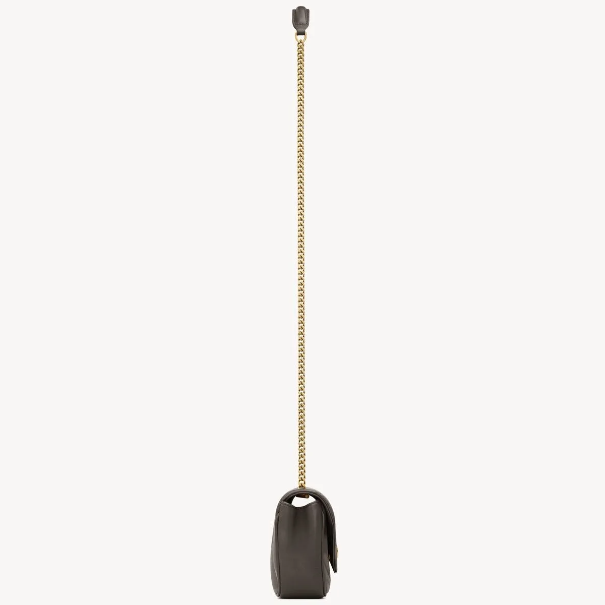 Saint Laurent Loulou Mini Shoulder Bag / Urban Grey Gold Hardware - Image 7