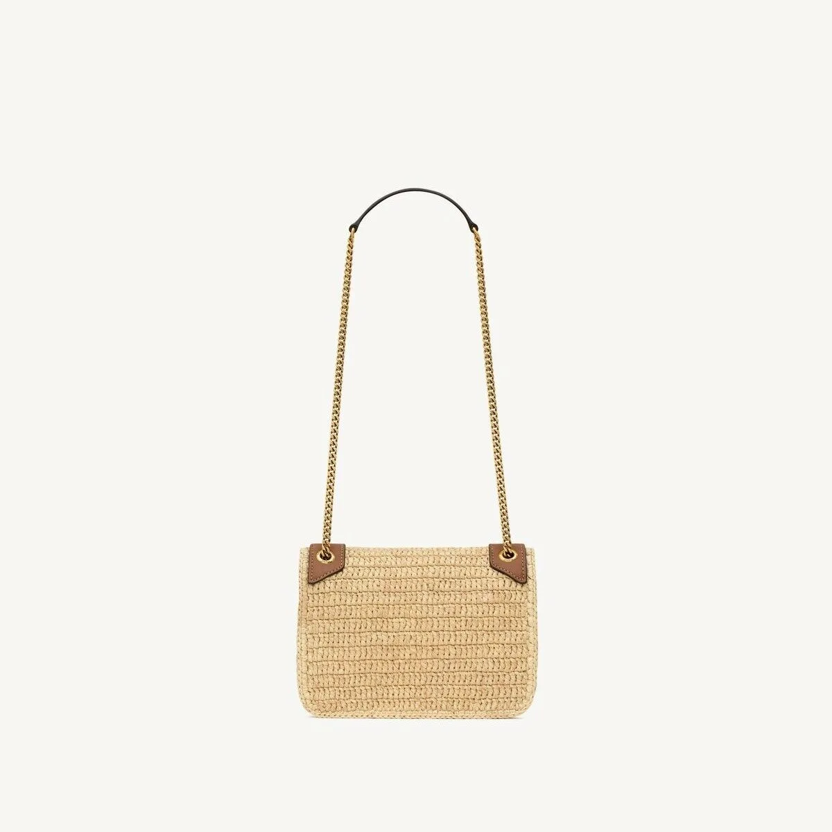 Saint Laurent Niki Mini Shoulder Bag / Natural Raffia Gold Hardware - Image 6