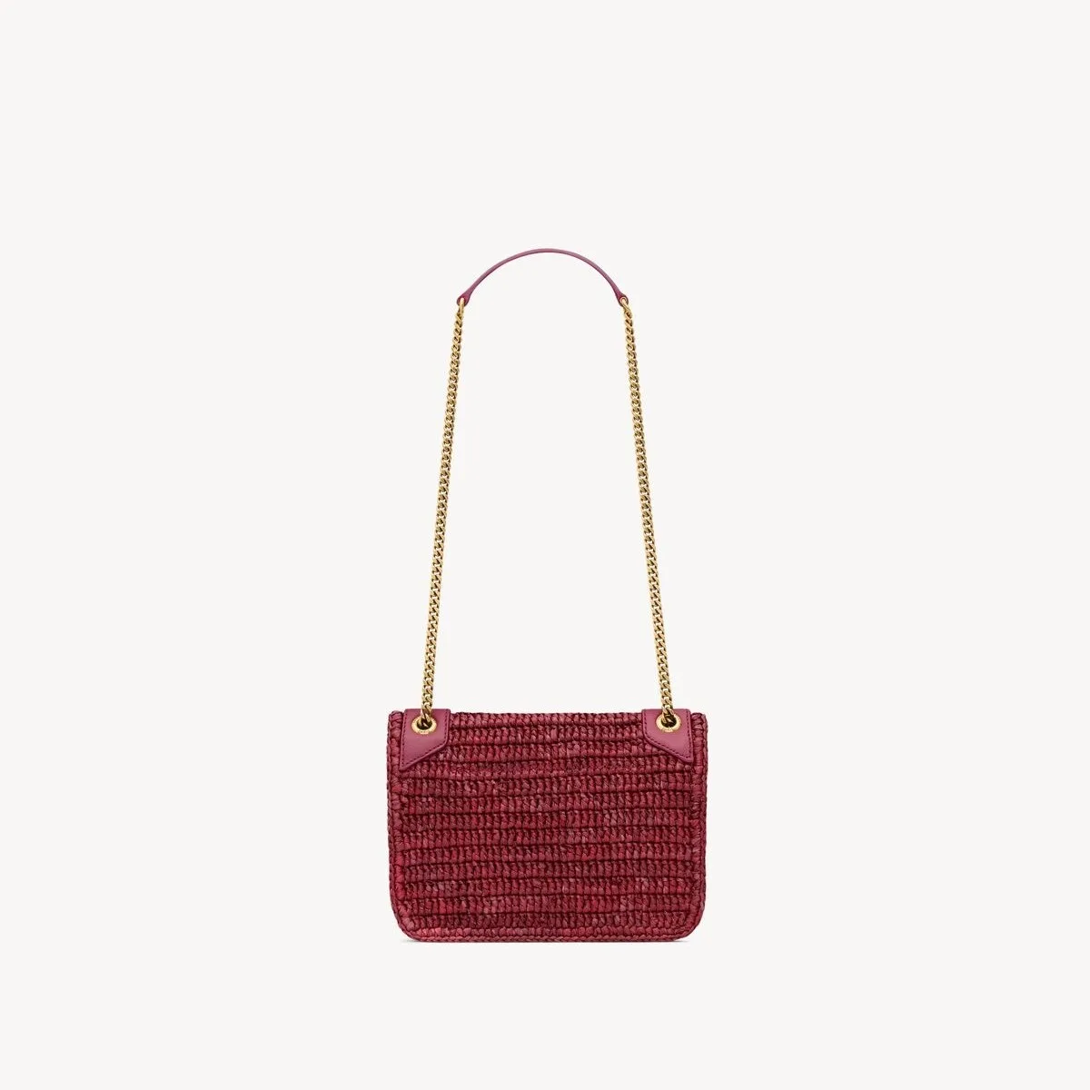 Saint Laurent Niki Mini Shoulder Bag / Raspberry Pink Gold Hardware - Image 7