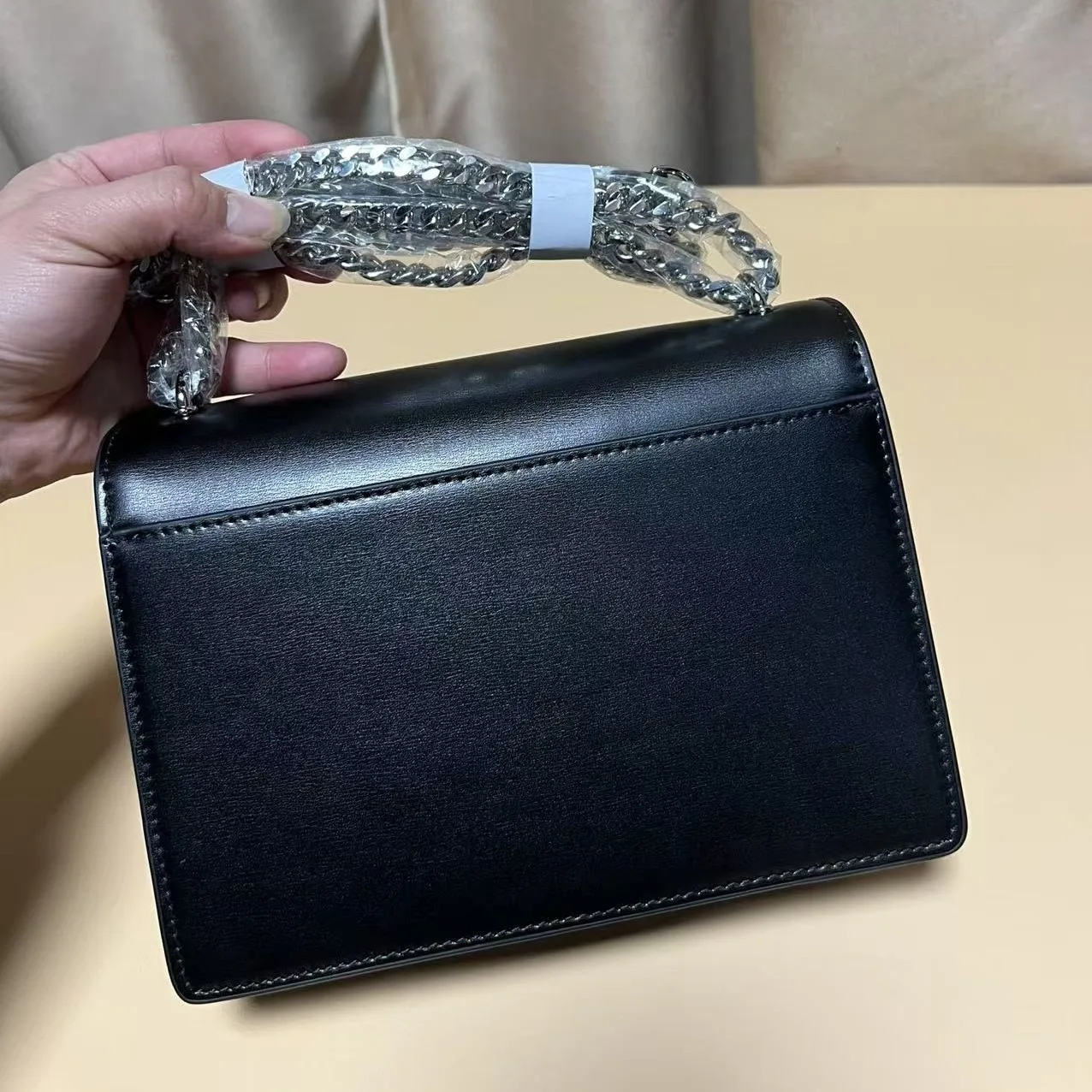 Saint Laurent Sunset Medium Chain Bag Black / - Image 3