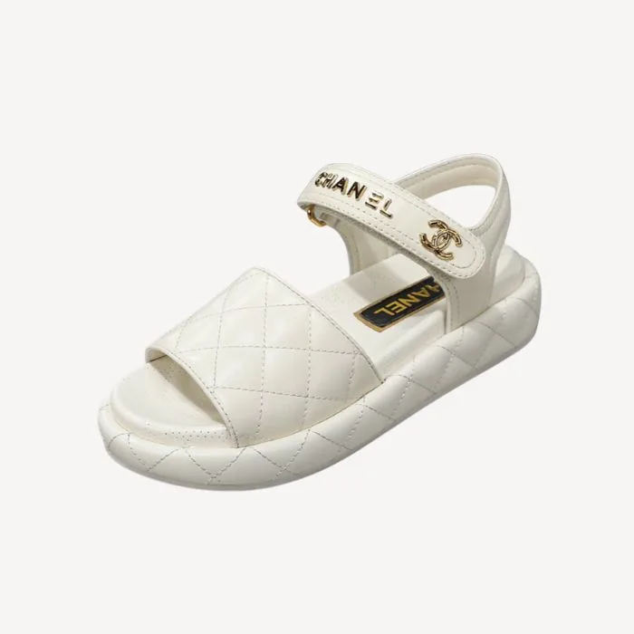 Chanel Sandal White
