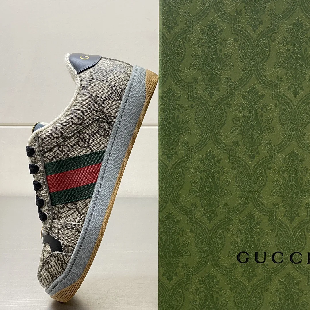Gucci Screener GG Sneaker Grey - Image 3