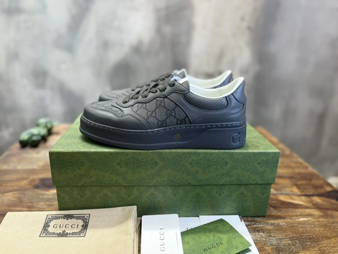 Alternative view of Gucci Screener GG Sneaker Dark Grey