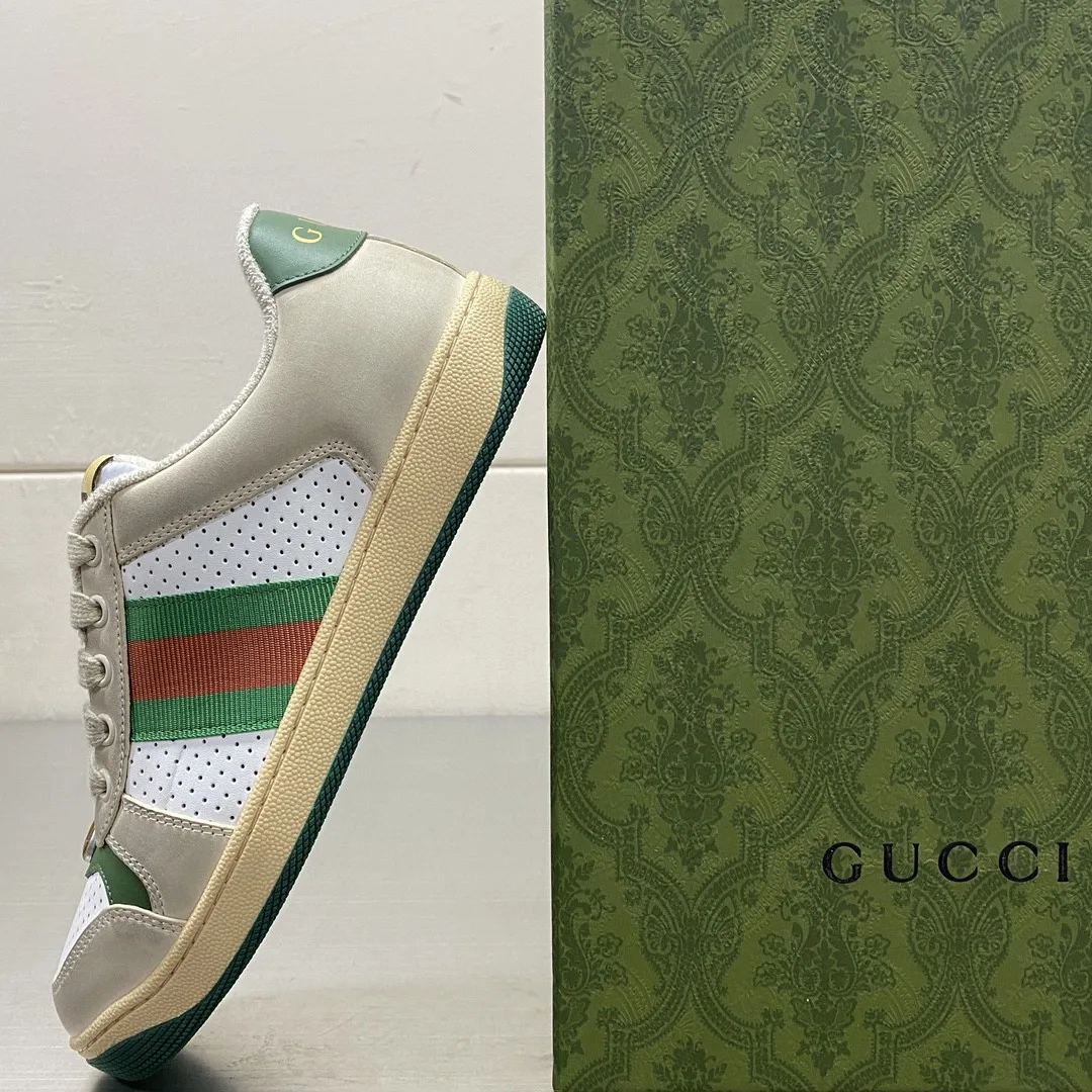 Alternative view of Gucci Screener GG Sneaker Light Grey