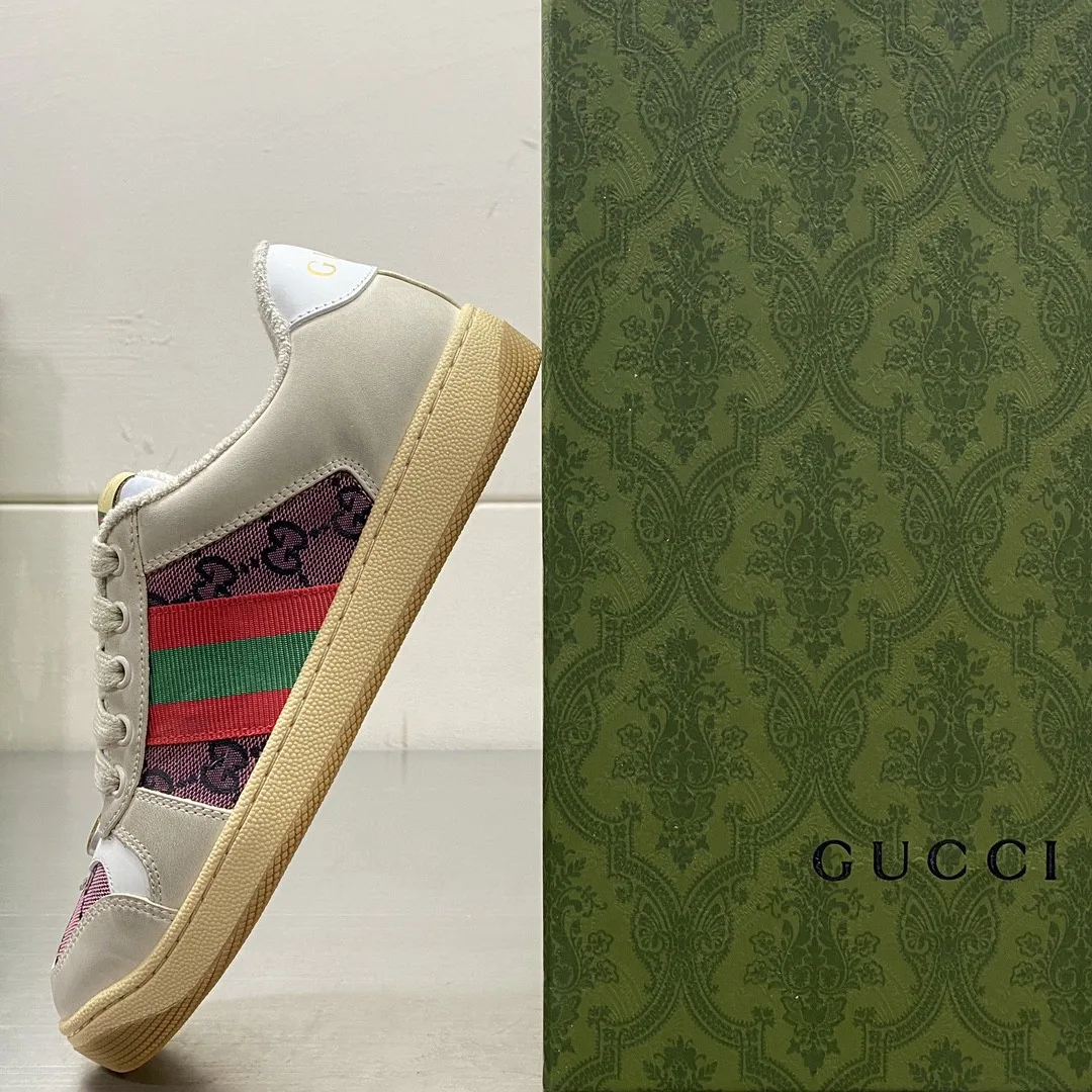 Alternative view of Gucci Screener GG Sneaker Cream