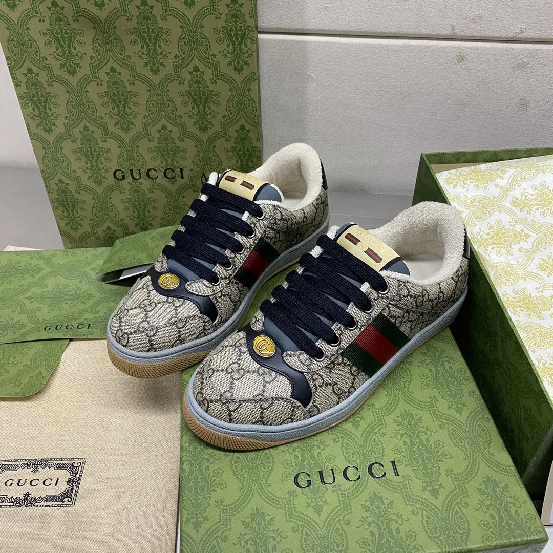 Alternative view of Gucci Screener GG Sneaker Grey