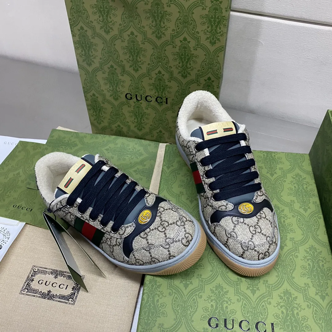 Gucci Screener GG Sneaker Grey - Image 4