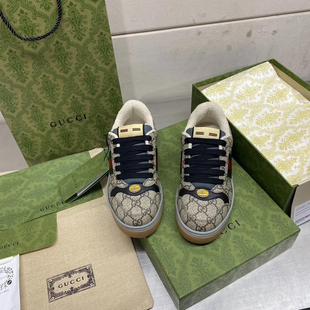 Gucci Screener GG Sneaker Grey - Image 5