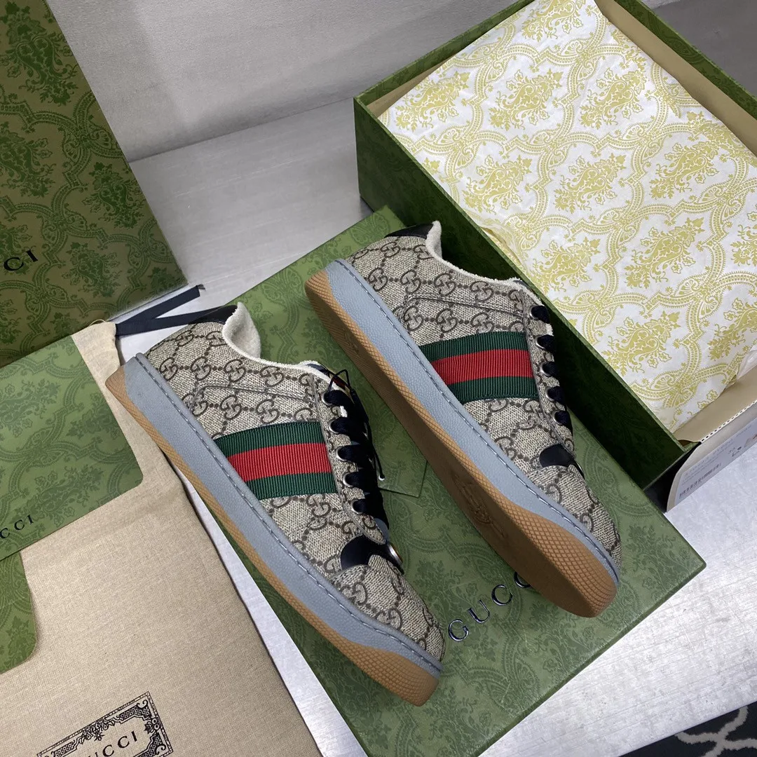 Gucci Screener GG Sneaker Grey - Image 6