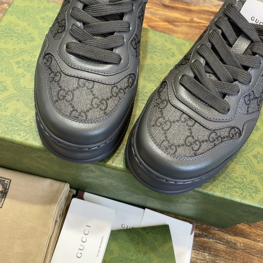 Gucci Screener GG Sneaker Dark Grey - Image 7