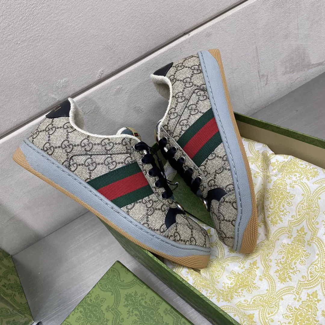 Gucci Screener GG Sneaker Grey - Image 8
