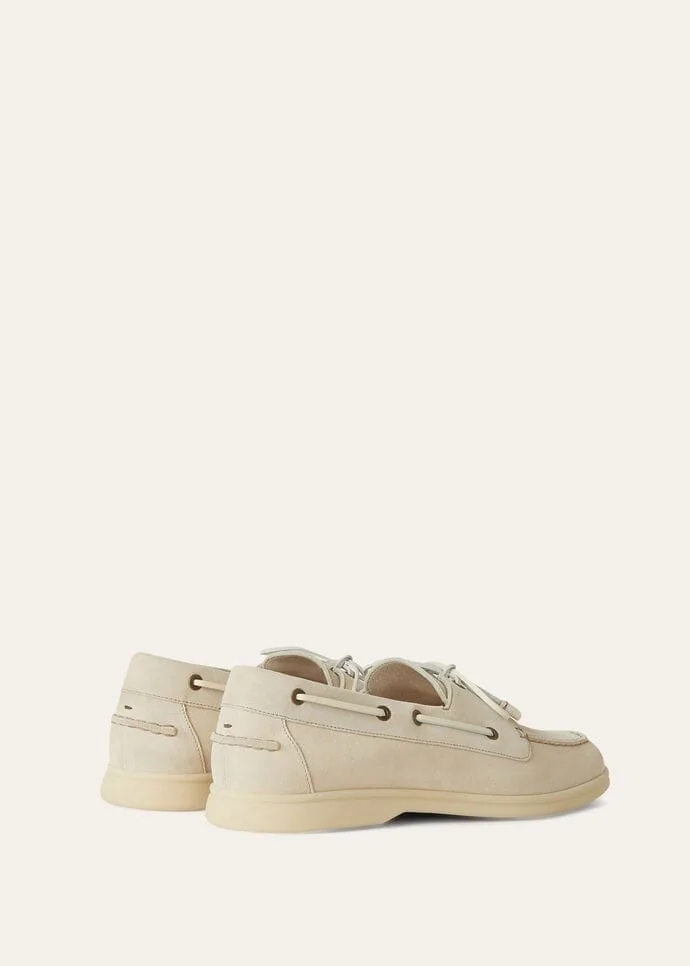 Loro Piana Sea-Sail Walk Loafers Cream - Image 5