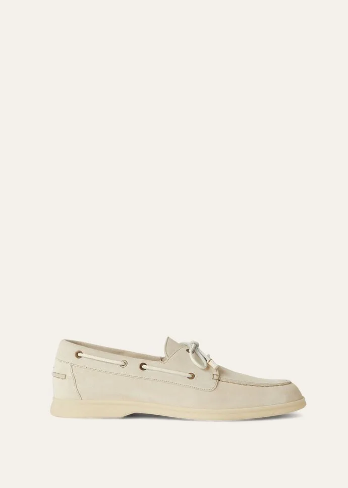Alternative view of Loro Piana Sea-Sail Walk Loafers Cream