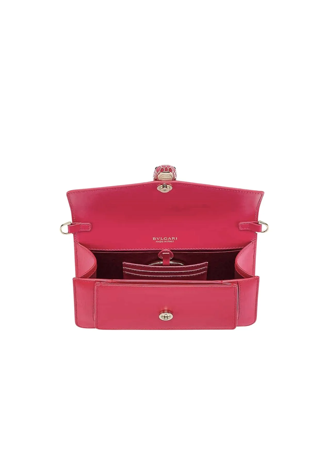 Serpenti Forever East-West Shoulder Bag Pink - Image 3