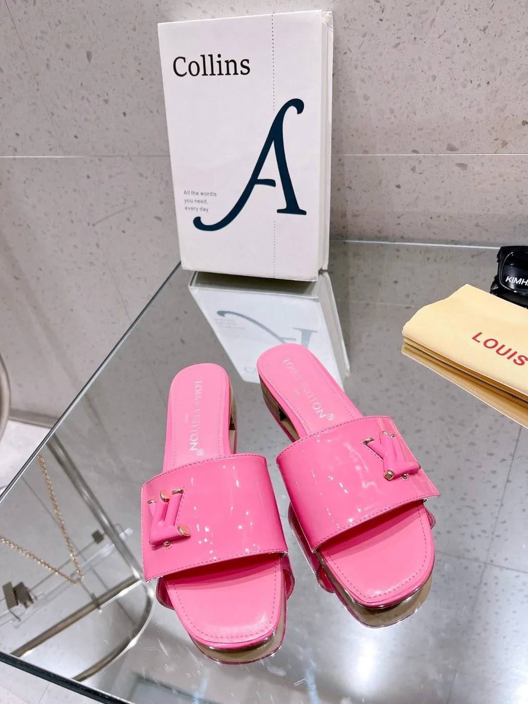 Louis Vuitton Shake Flat Mule Pink - Image 5