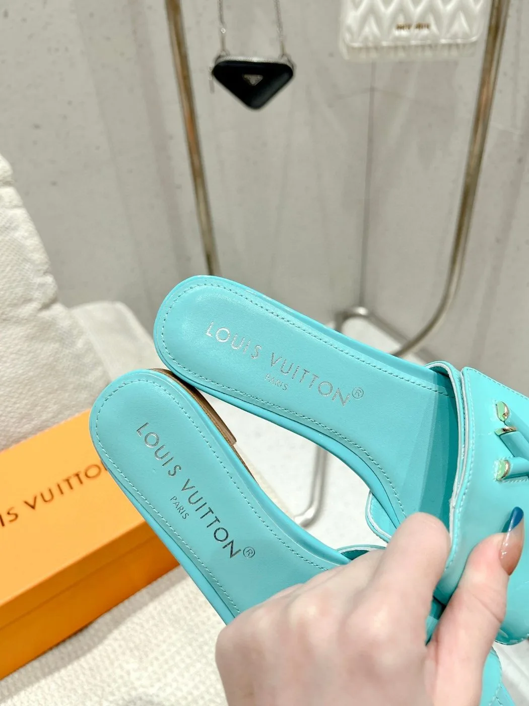 Louis Vuitton Shake Flat Mule Jade Green - Image 3