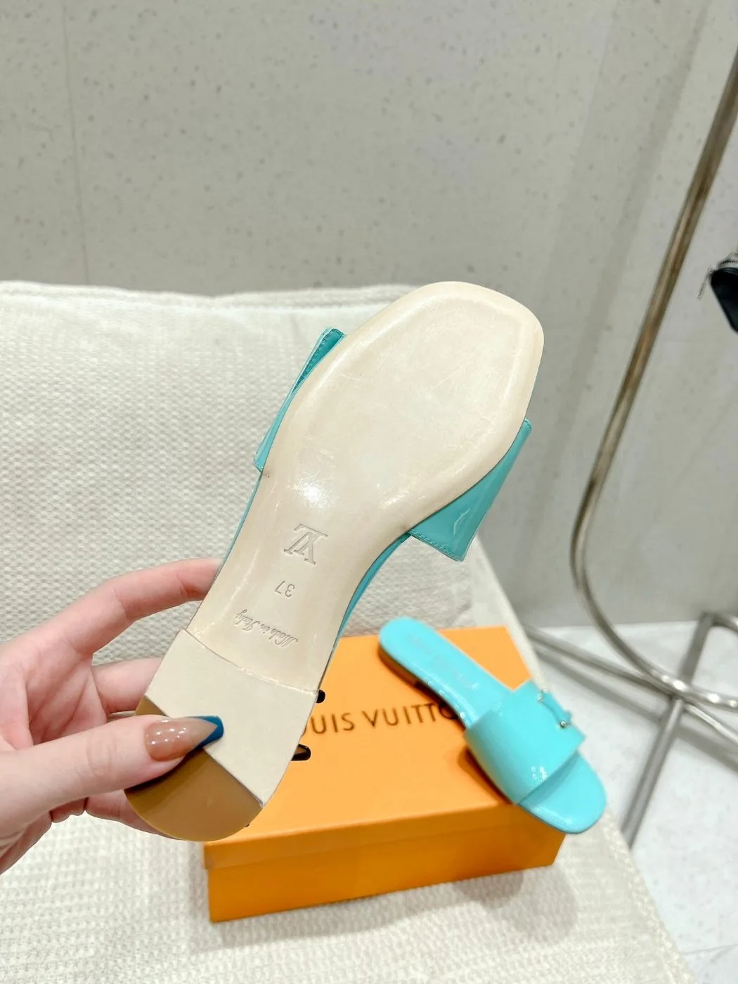 Louis Vuitton Shake Flat Mule Jade Green - Image 4