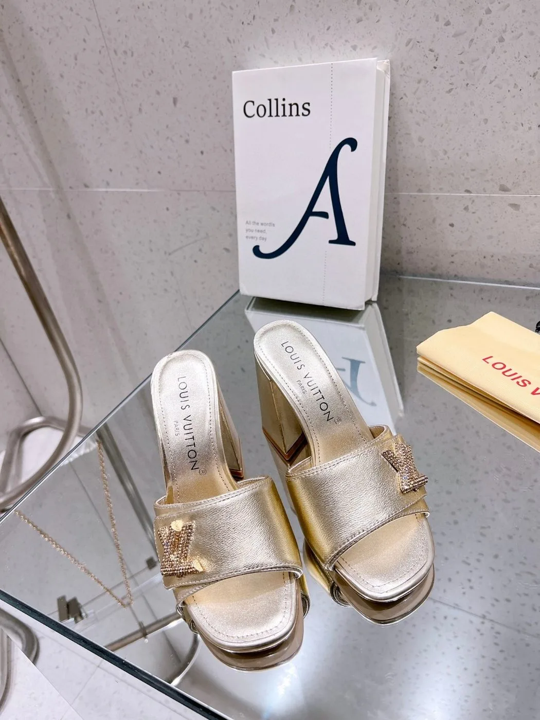 Louis Vuitton Shake Mule Gold - Image 5