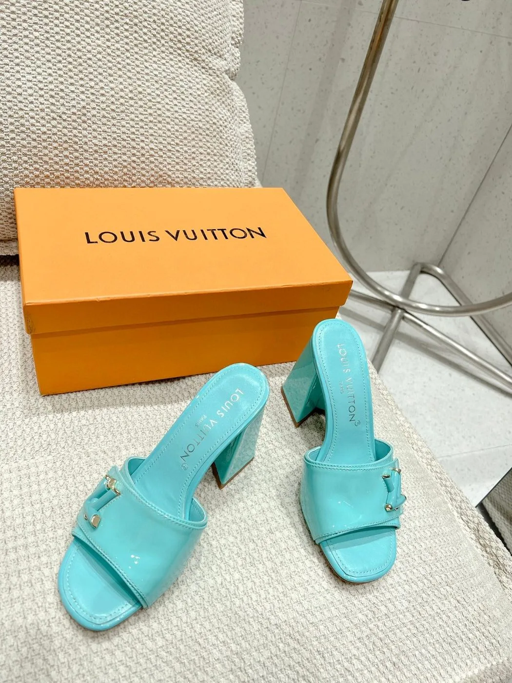 Alternative view of Louis Vuitton Shake Mule Jade Green