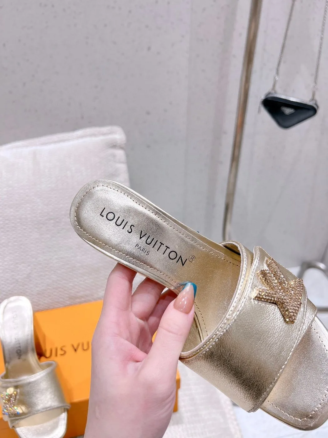 Louis Vuitton Shake Mule Gold - Image 3