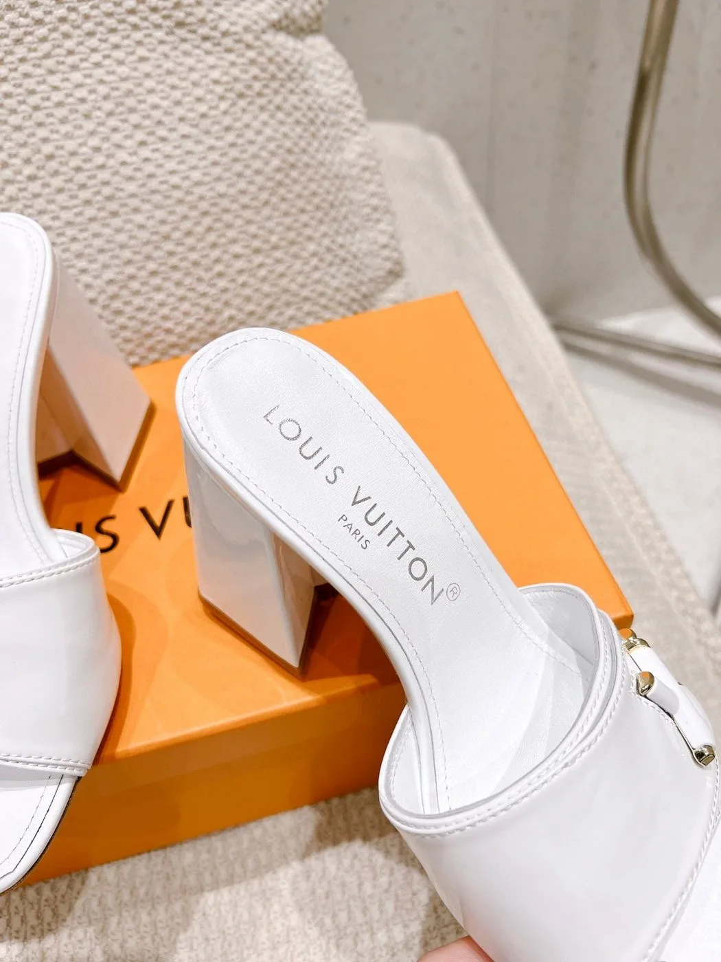 Louis Vuitton Shake Mule White - Image 3