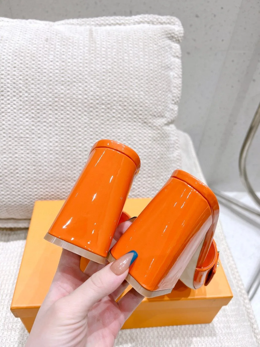 Louis Vuitton Shake Mule Orange - Image 4