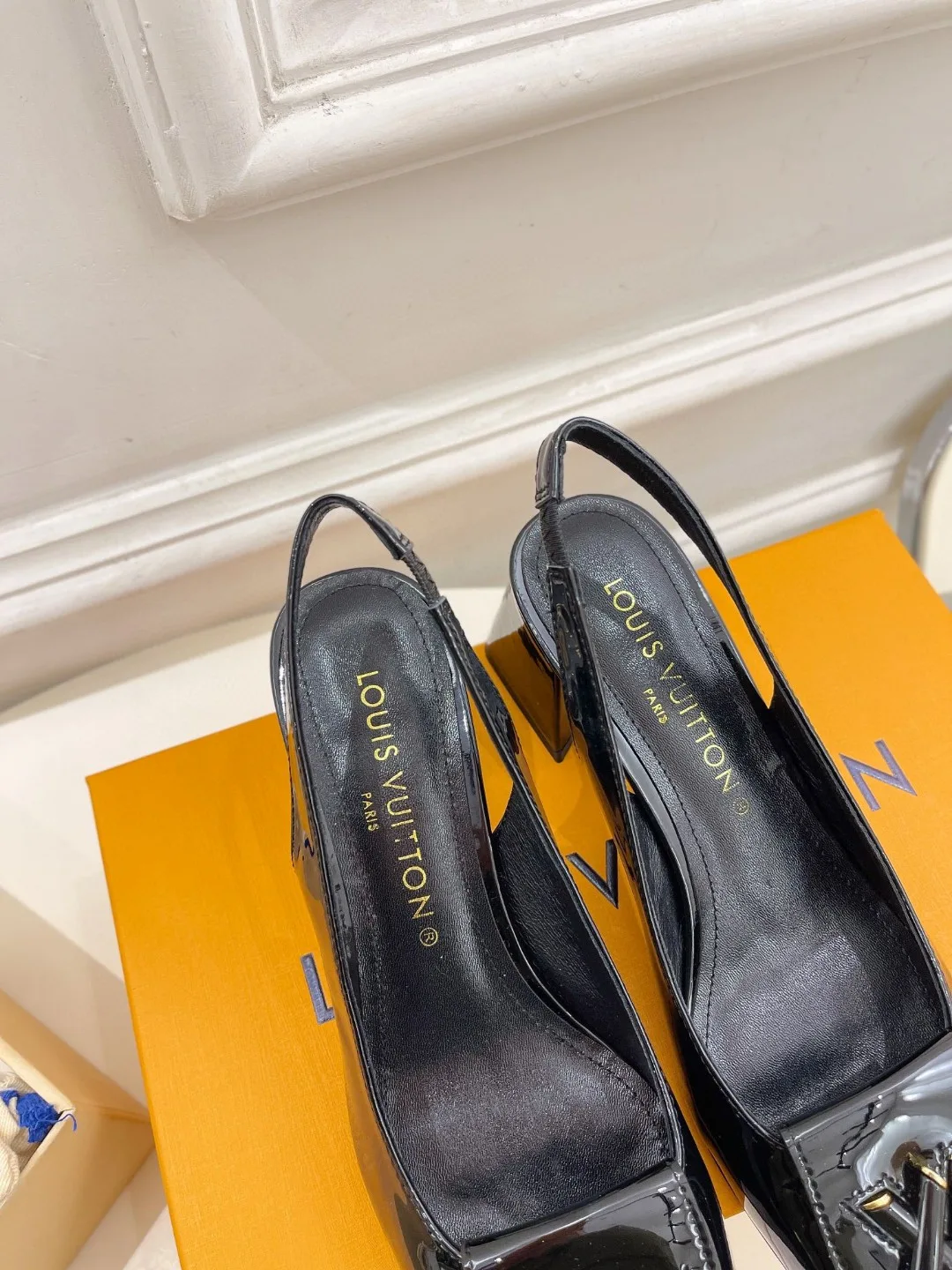 Louis Vuitton Shake Slingback Pump Black 1AB0TR - Image 8