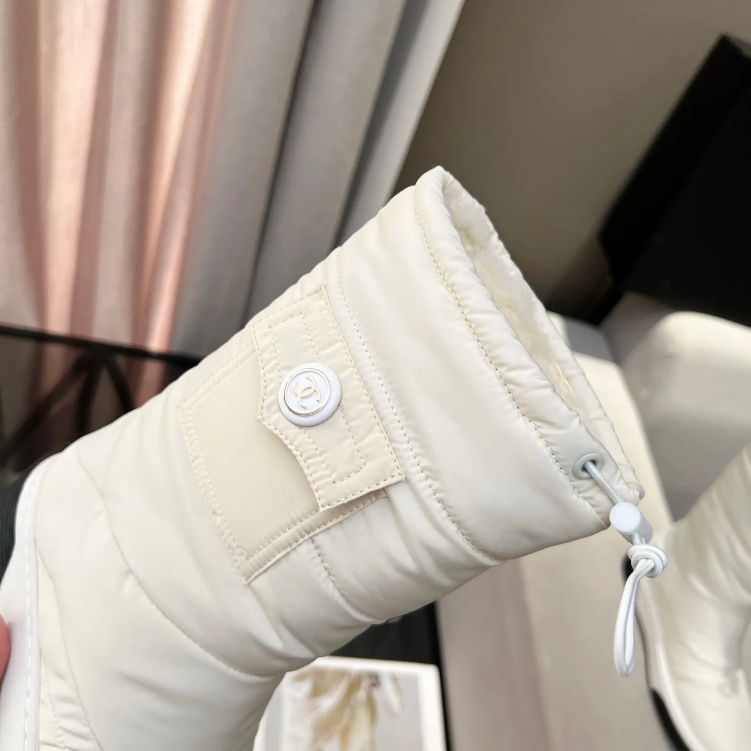 Chanel Short Boots White - Image 8