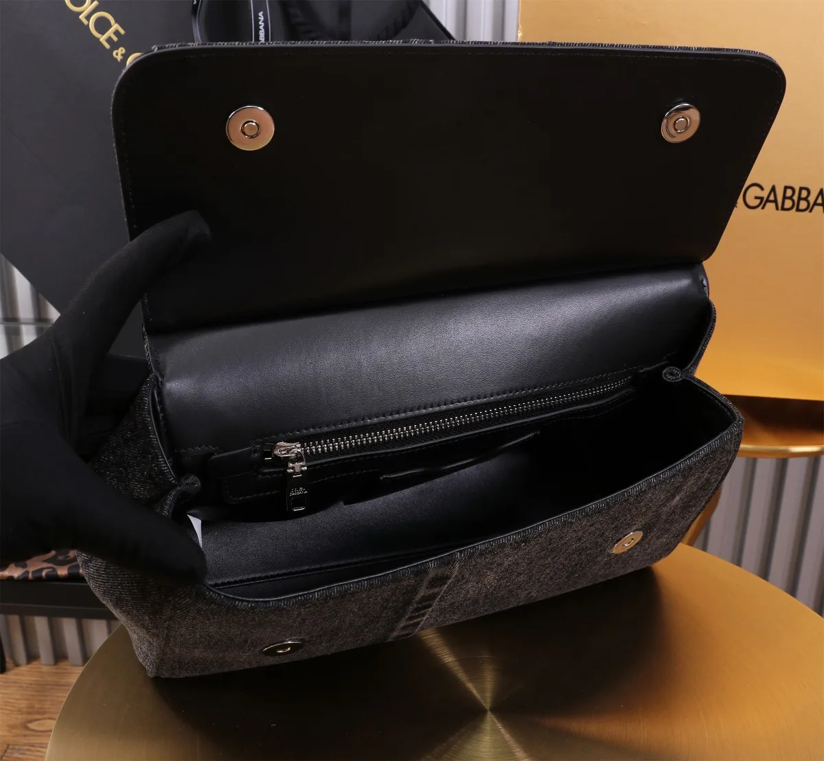 Dolce & Gabbana Large Sicily Handbag Blue / - Image 5