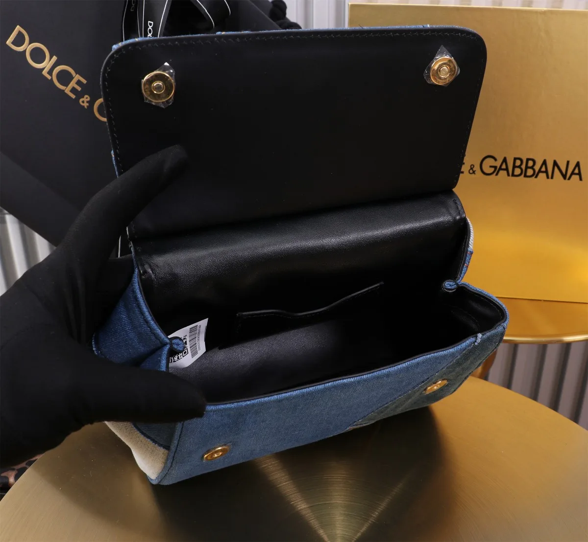 Dolce & Gabbana Sicily Handbag Blue / - Image 7