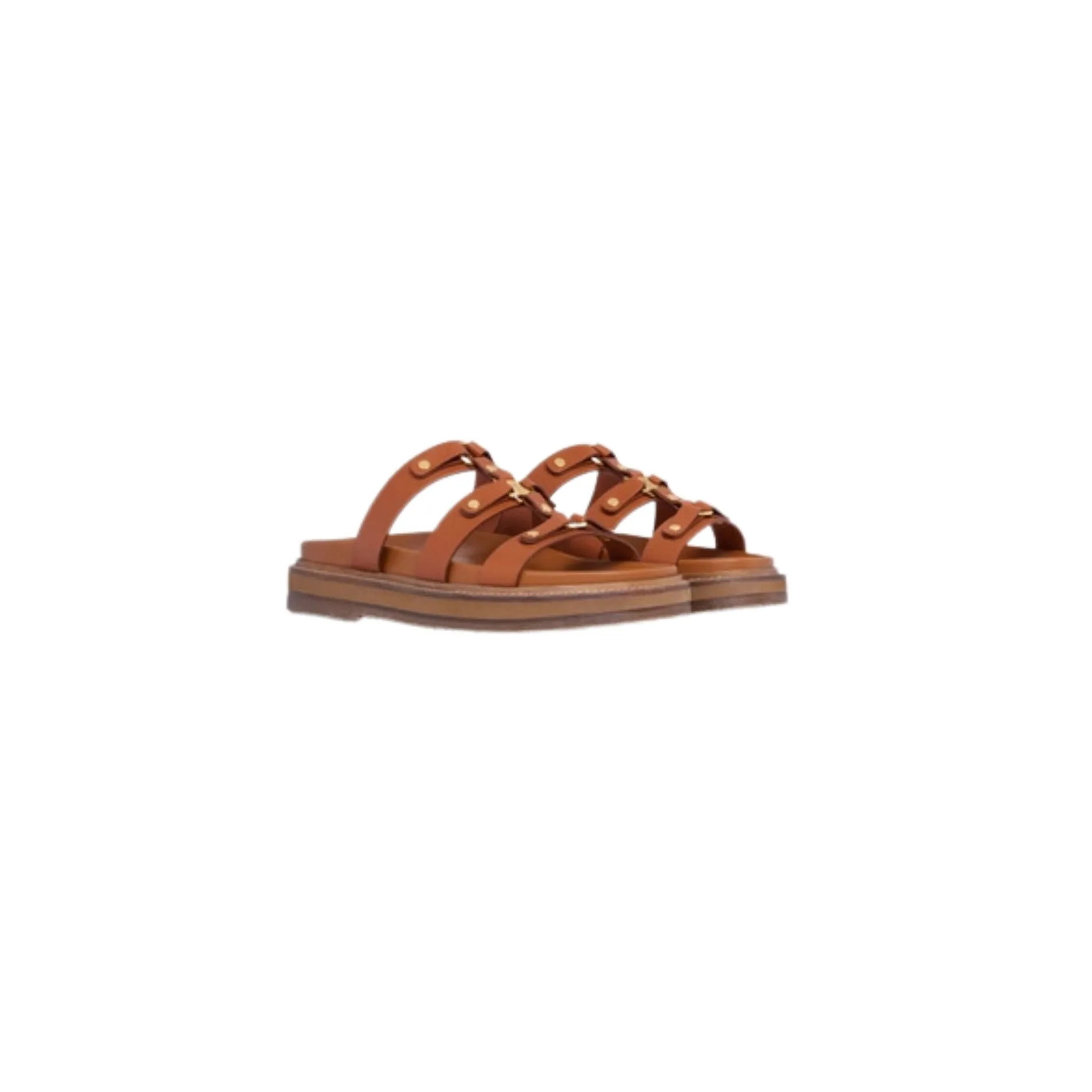 Slides Tippi Calfskin Brown .04LU - Image 4