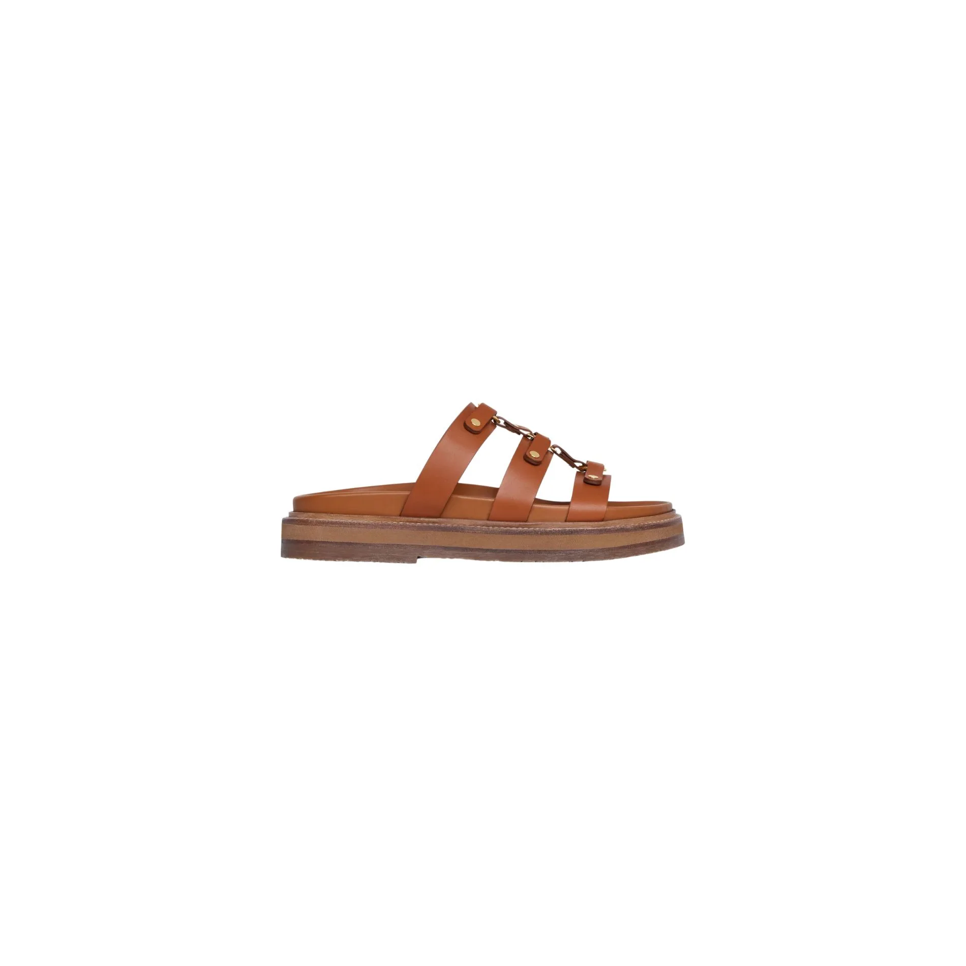 Slides Tippi Calfskin Brown .04LU - Image 3