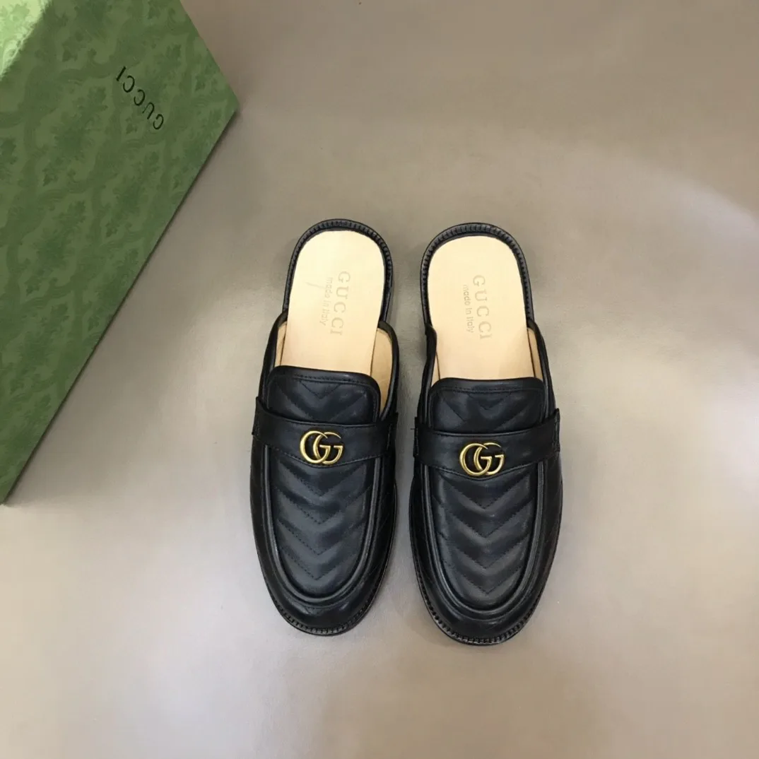 Alternative view of Gucci Slipper With Interlocking G Black