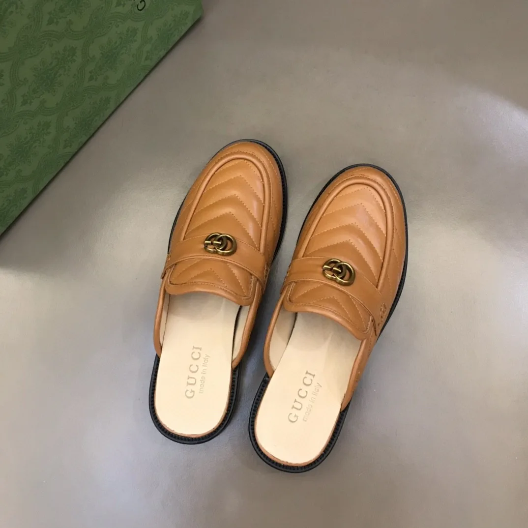 Gucci Slipper With Interlocking G Green - Image 5