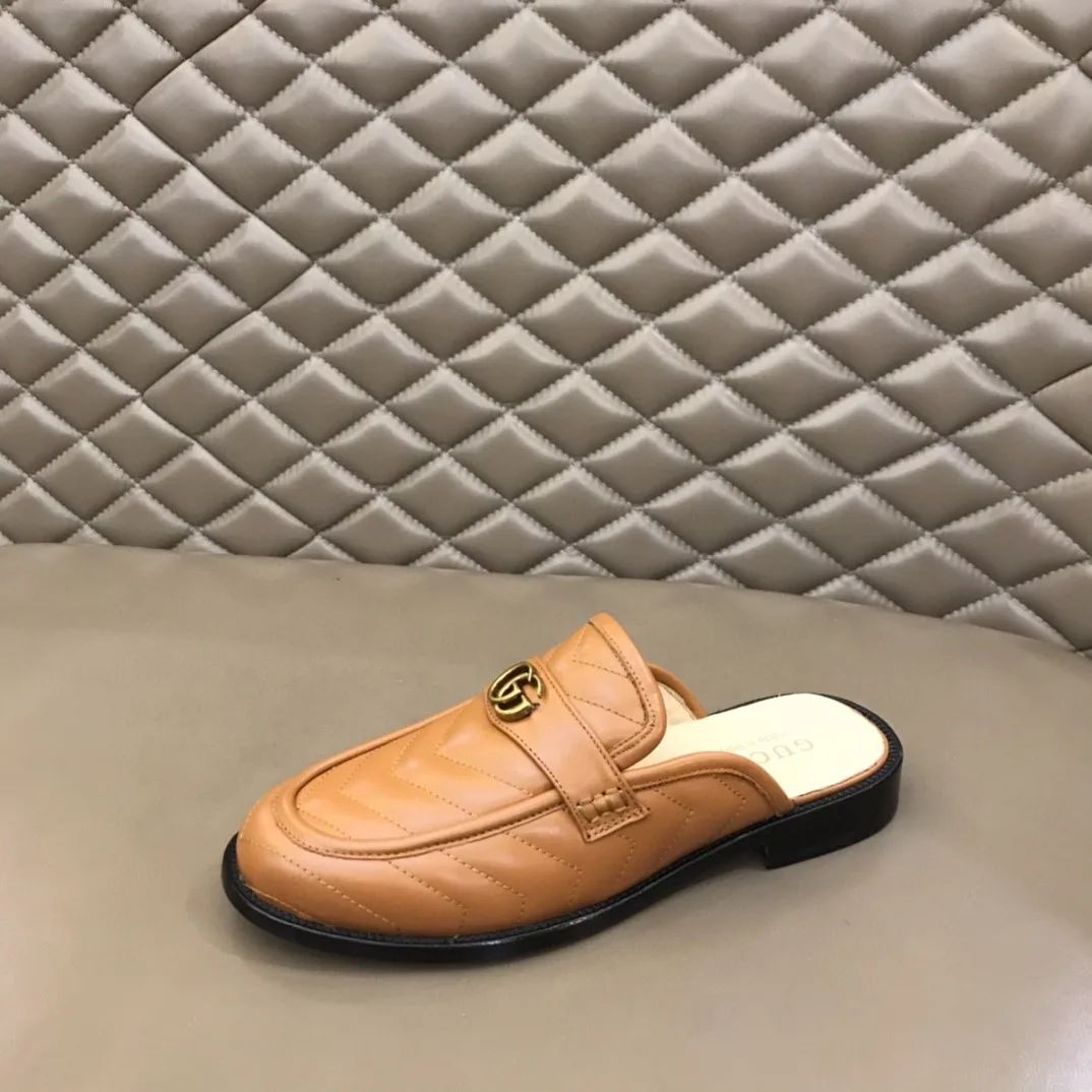 Gucci Slipper With Interlocking G Green - Image 6