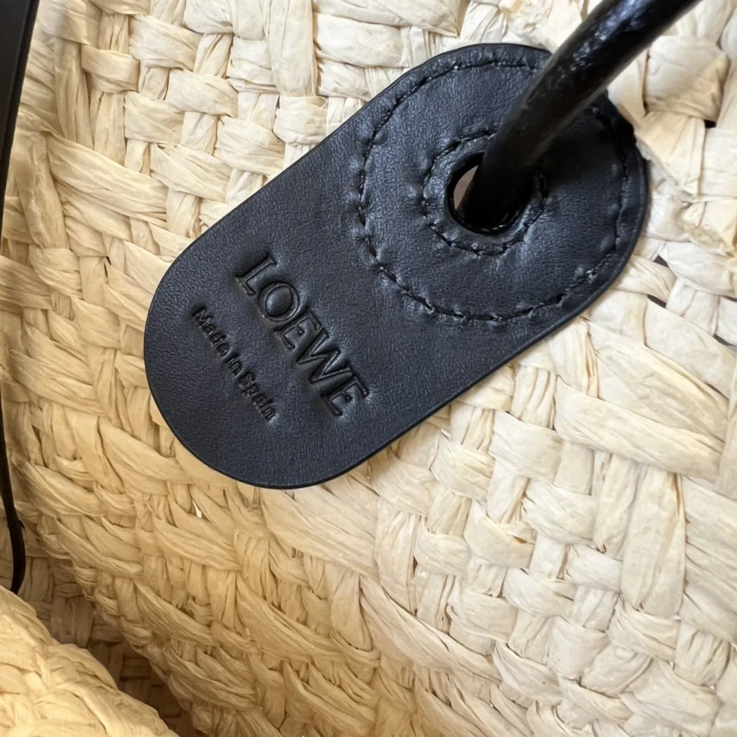 Alternative view of Loewe Small Anagram Basket Bag Beige/Black / A223P65X01