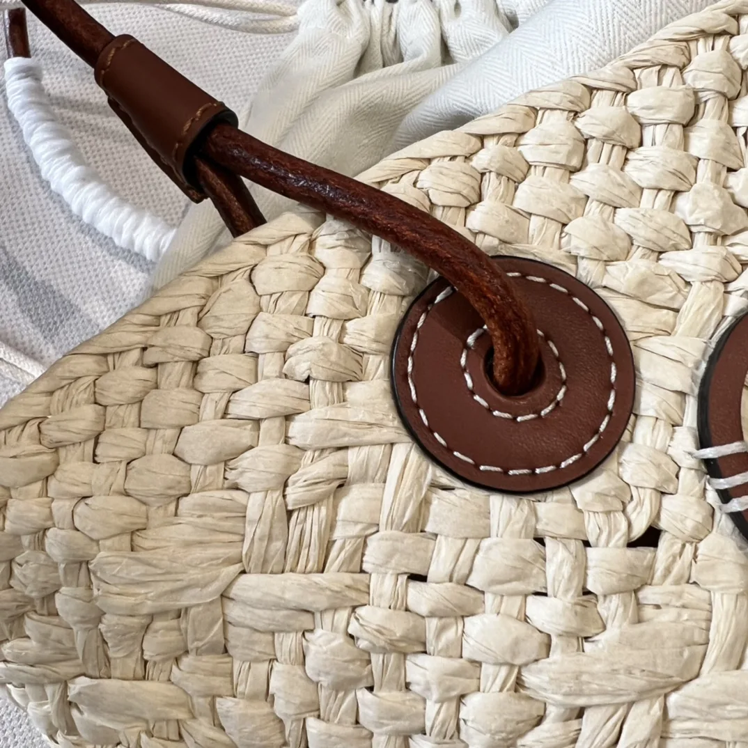Alternative view of Small Anagram Basket Bag Beige/Brown / A223P65X01