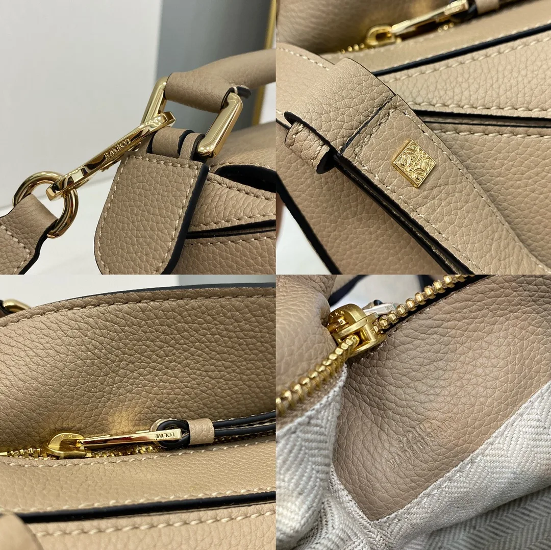 Loewe Small Puzzle Bag Caramel / - Image 3
