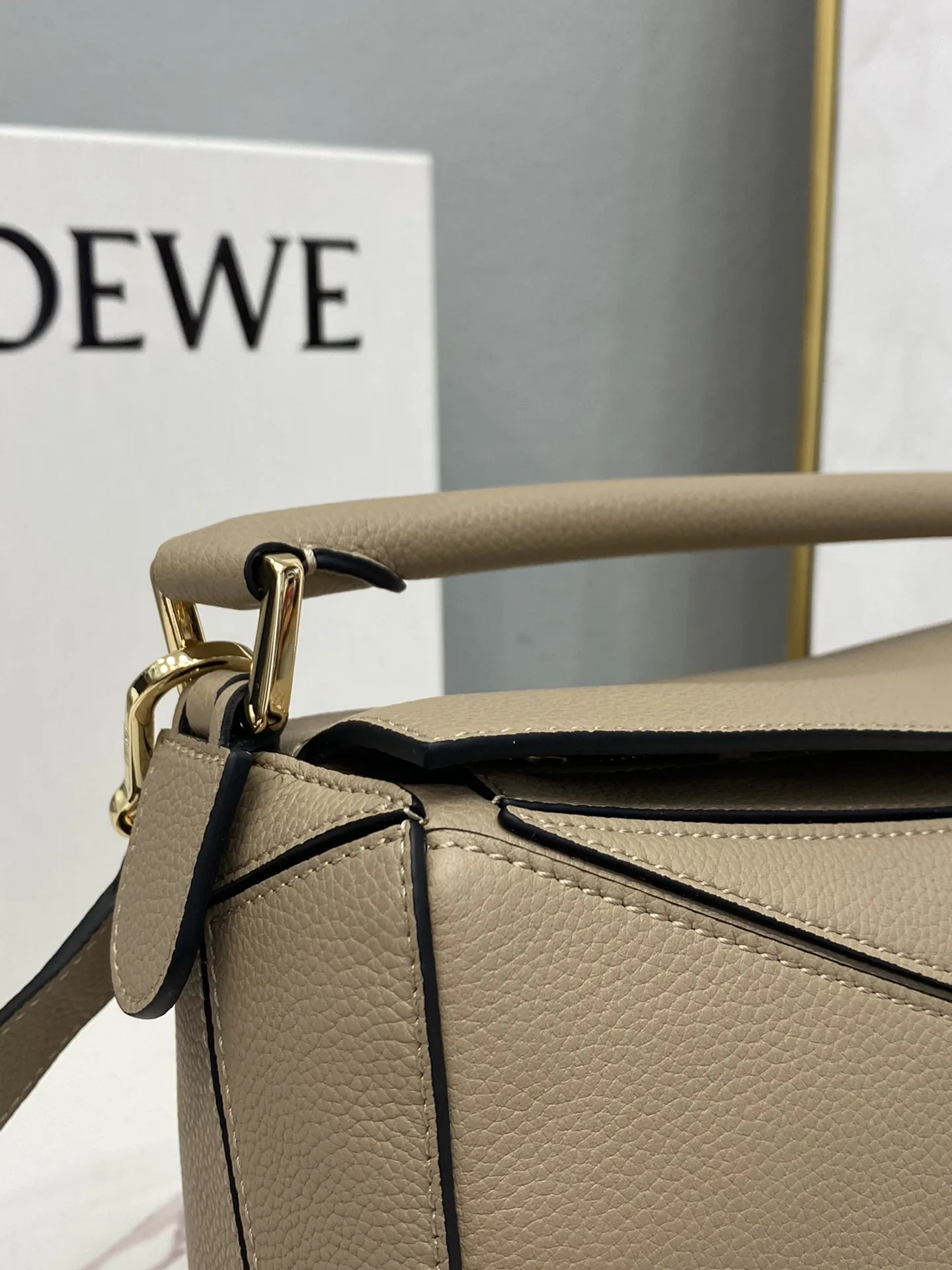 Loewe Small Puzzle Bag Caramel / - Image 4