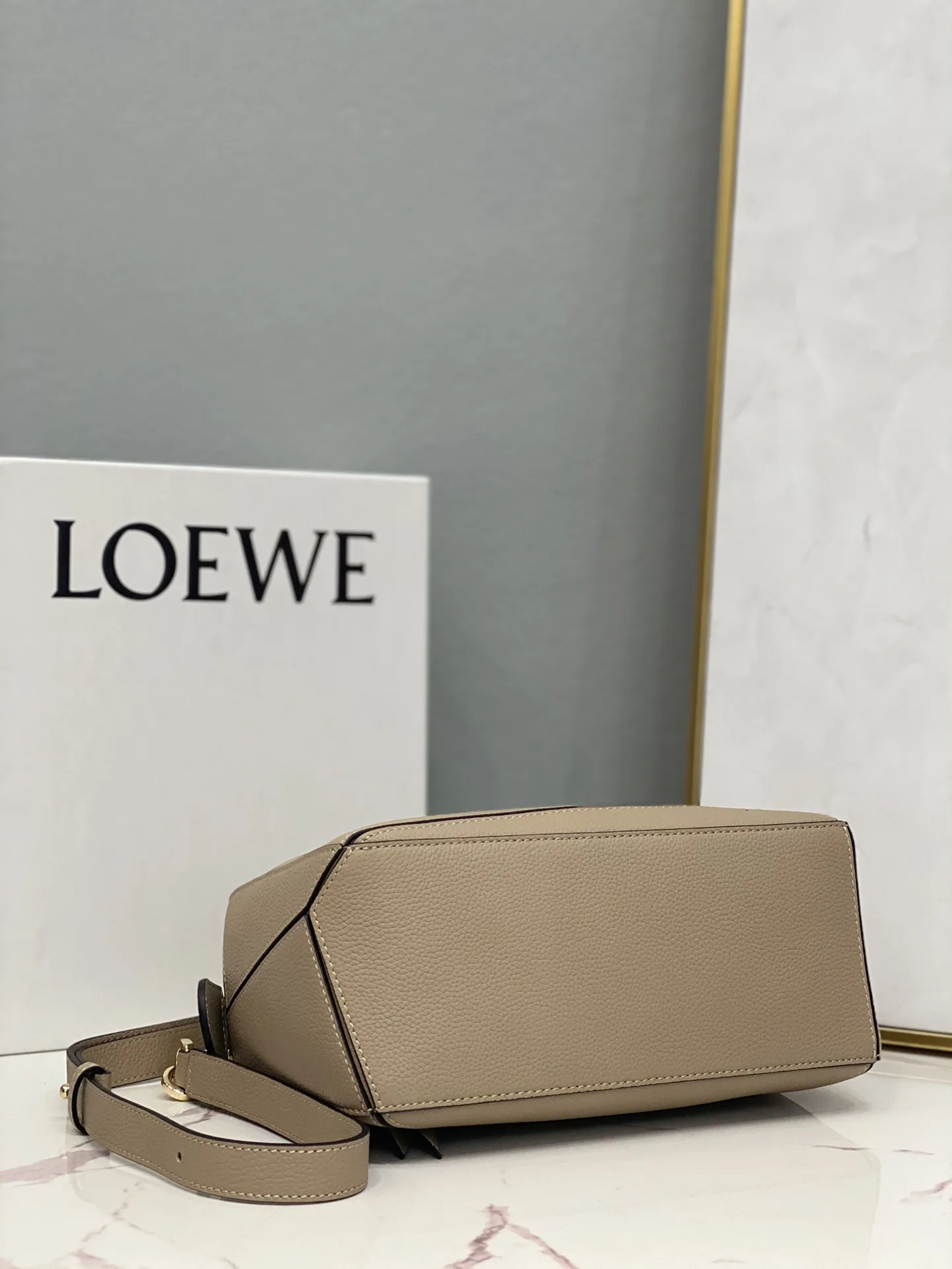 Loewe Small Puzzle Bag Caramel / - Image 6