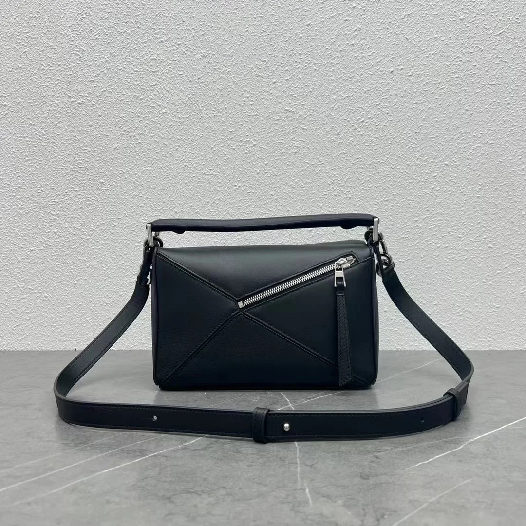 Loewe Small Puzzle Bag Black / - Image 7