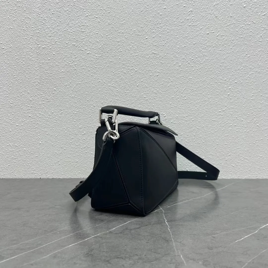 Loewe Small Puzzle Bag Black / - Image 8
