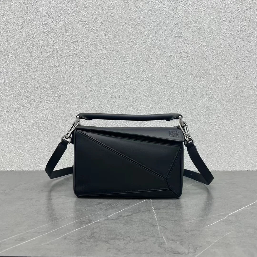 Loewe Small Puzzle Bag Black / - Image 9