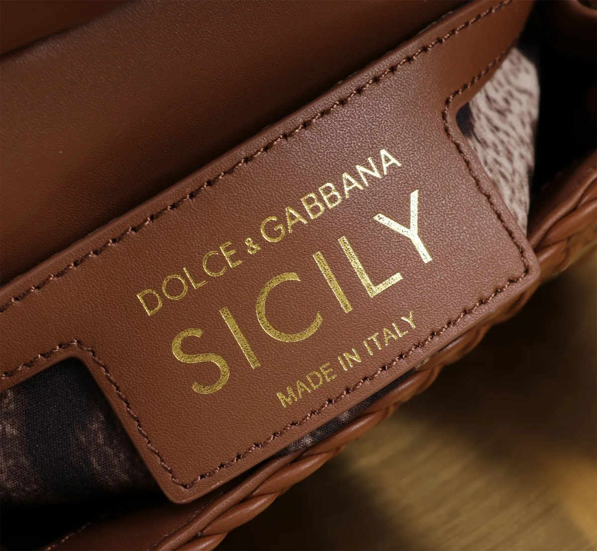 Dolce & Gabbana Small Sicily Handbag Brown / - Image 5